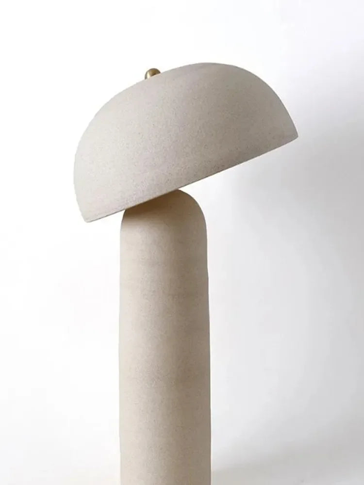 lampe rétro en céramique design créatif style champignon décoratif - vue 5 sur 8