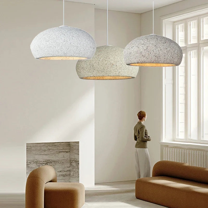 suspension rétro wabi-sabi pour décoration moderne et élégante - vue 5 sur 9