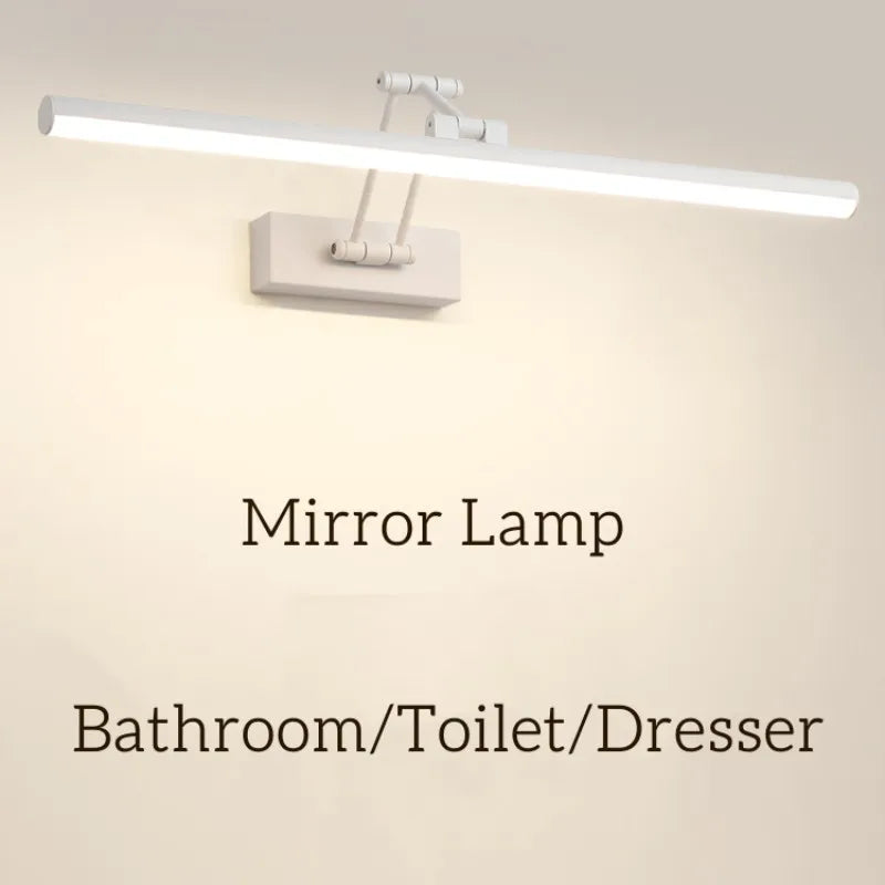 lampe led étanche pour miroir armoire pliable télescopique - vue 4 sur 16