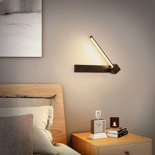 applique murale moderne lampe décorative LED rotative créative nordique - vue 5 sur 8