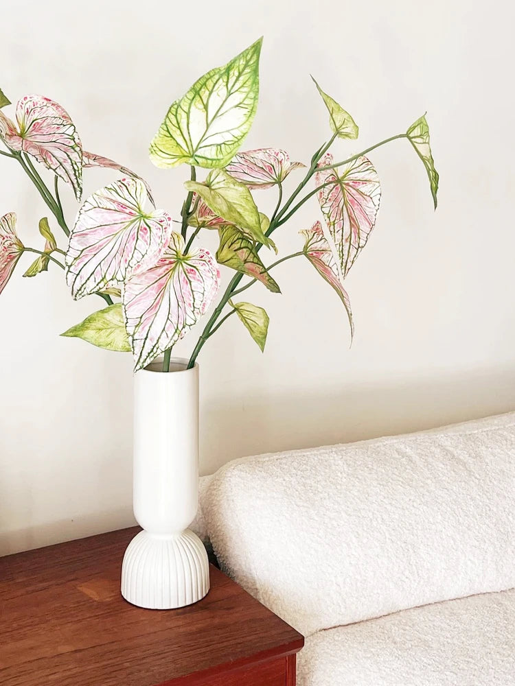 plante artificielle caladium pour décoration intérieure et florale - vue 3 sur 6