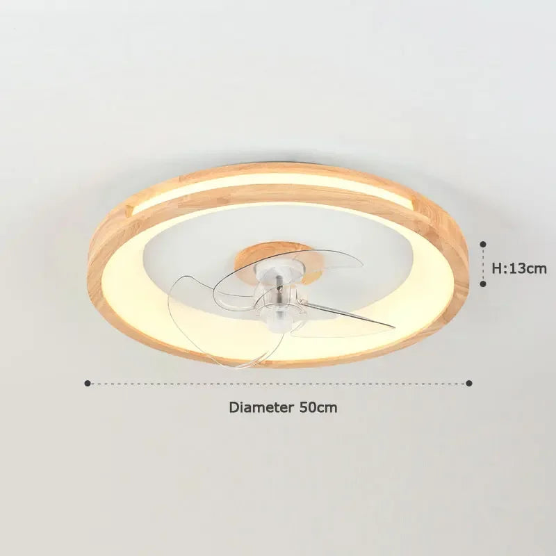 plafonnier oscillant créatif nordique avec lumière led et télécommande - vue 9 sur 11