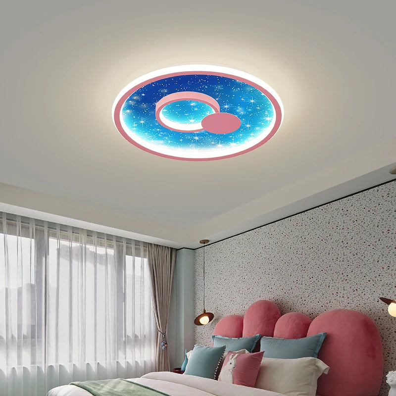 lustre nordique lumineux pour enfants style dessin animé - vue 3 sur 18