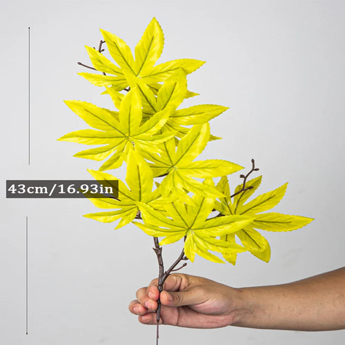 branche d'érable artificielle pour décoration d'automne et halloween - vue 15 sur 14