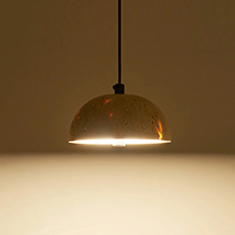 suspension wabi sabi trois têtes design minimaliste européen pour restaurants - vue 4 sur 6