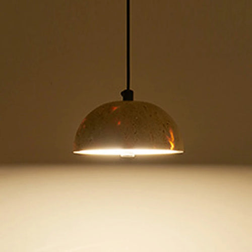 suspension led naturelle pour décoration intérieure moderne - vue 5 sur 6