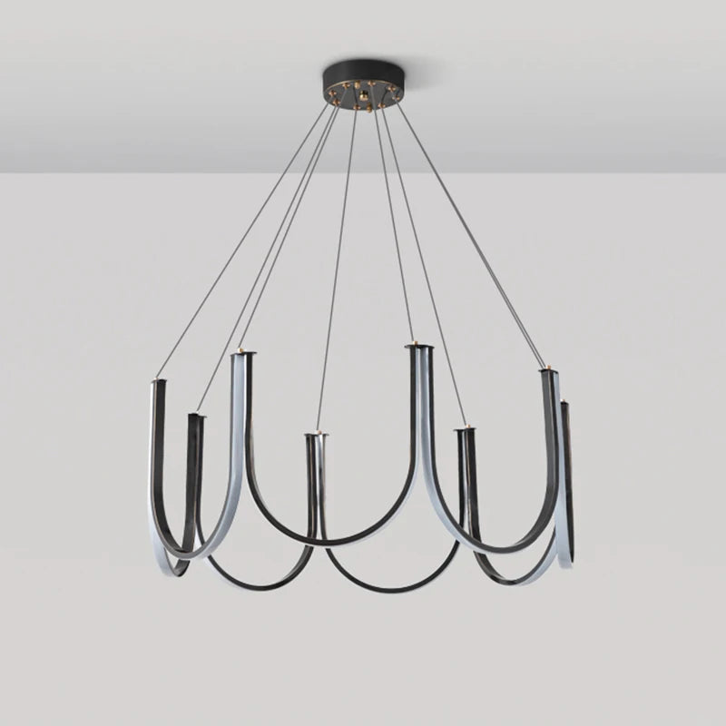 lustre led moderne créatif décoratif pour diverses utilisations - vue 3 sur 8