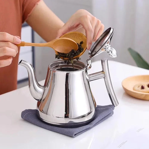 Bouilloire inox avec infuseur amovible tous feux - vue 6 sur 7