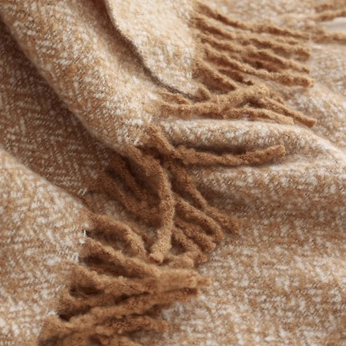 plaid tricot style americain europeen decor salon chambre - vue 5 sur 6