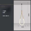 lustre art déco en métal noir avec éclairage led