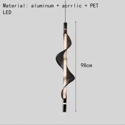 lustre design art déco suspendu pour cuisine et bar - vue 13 sur 22