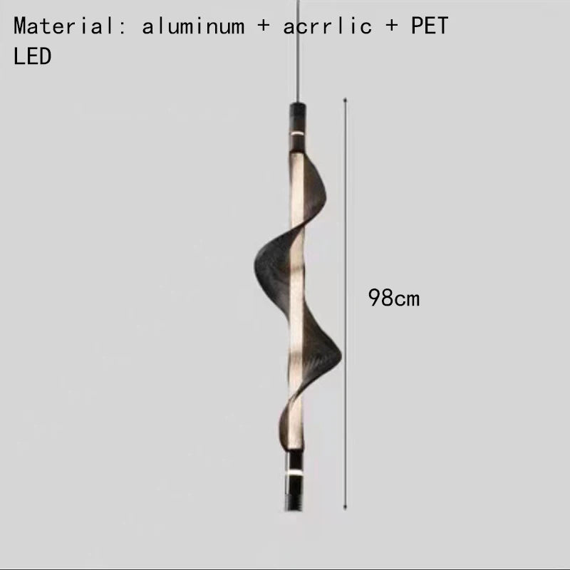 lustre design art déco suspendu pour cuisine et bar - vue 12 sur 22