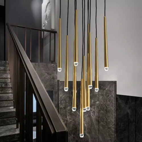 lustre en cristal design moderne pour éclairage intérieur élégant - vue 5 sur 17