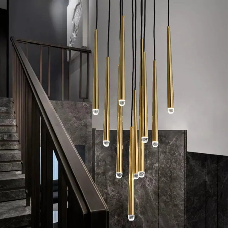 lustre en cristal design moderne pour éclairage intérieur élégant - vue 4 sur 17