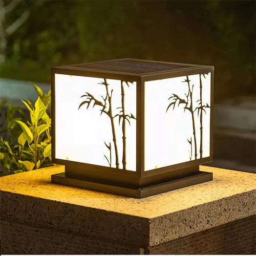 lampadaire d'extérieur vintage étanche moderne pour jardin et terrasse - vue 4 sur 14