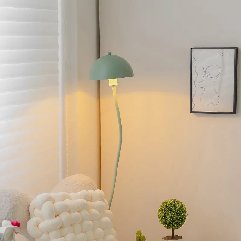 lampadaire rétro créatif danois style floral ambiance douce - vue 3 sur 6