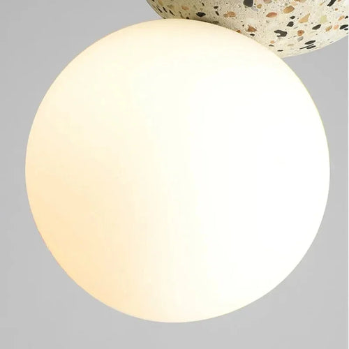 suspension moderne en terrazzo design nordique pour décoration intérieure - vue 7 sur 9