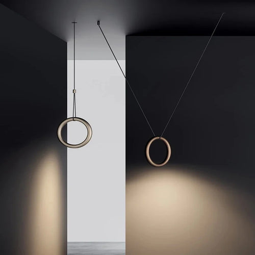 suspension art déco noir blanc pour intérieur élégant - vue 3 sur 10