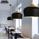 lustre en bois design nordique pour éclairage moderne