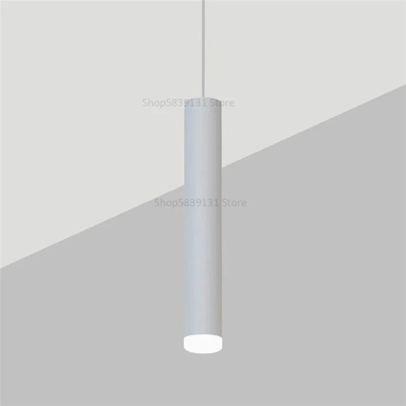 suspension moderne cylindrique pour décoration intérieure nordique - vue 10 sur 12
