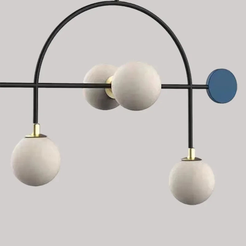 Lustre en verre design pour décoration d'intérieur - vue 6 sur 7