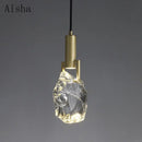 suspension en cristal de luxe pour décoration intérieure élégante