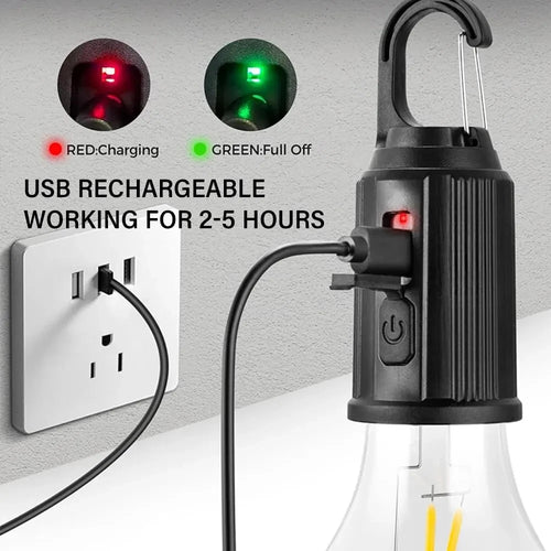 lampe de camping rechargeable usb étanche 3 modes portable - vue 4 sur 9