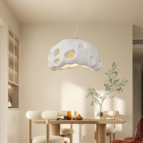 Nordic Minimalist Restaurant Pendant Lamp, Designer Style Dining Table Lamp, Modern Art, Japanese Style Silent Wind Pendant Lamp - vue 2 sur 11