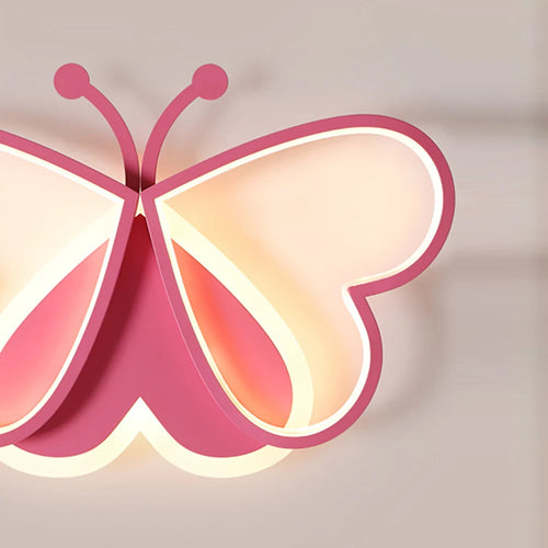 plafonnier led encastré acrylique papillon éclairage créatif - vue 7 sur 7