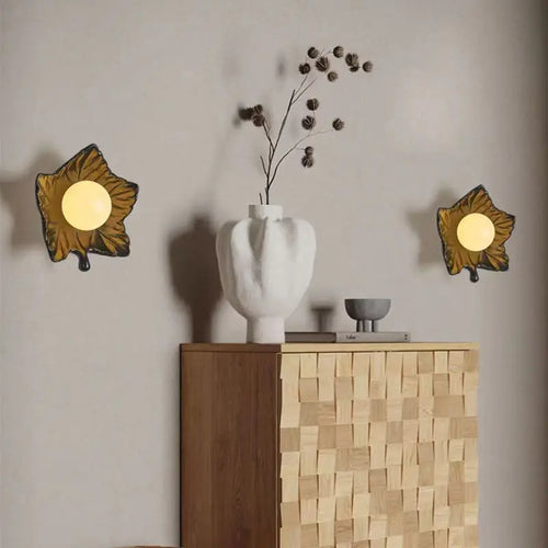 applique murale en résine design nordique moderne  lumière décorative - vue 2 sur 8