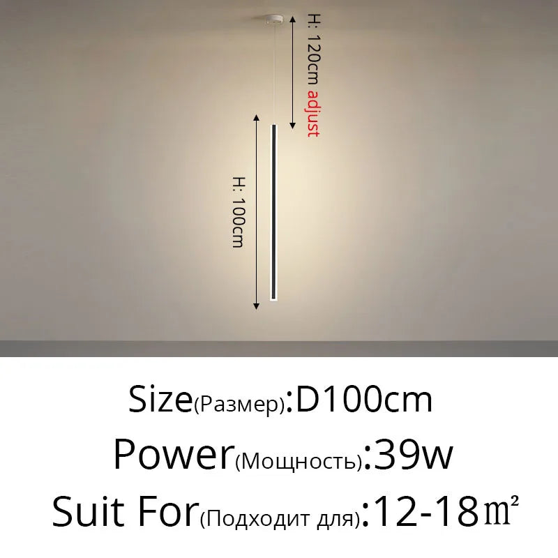 lustre nordique moderne minimaliste pour salon et chambre