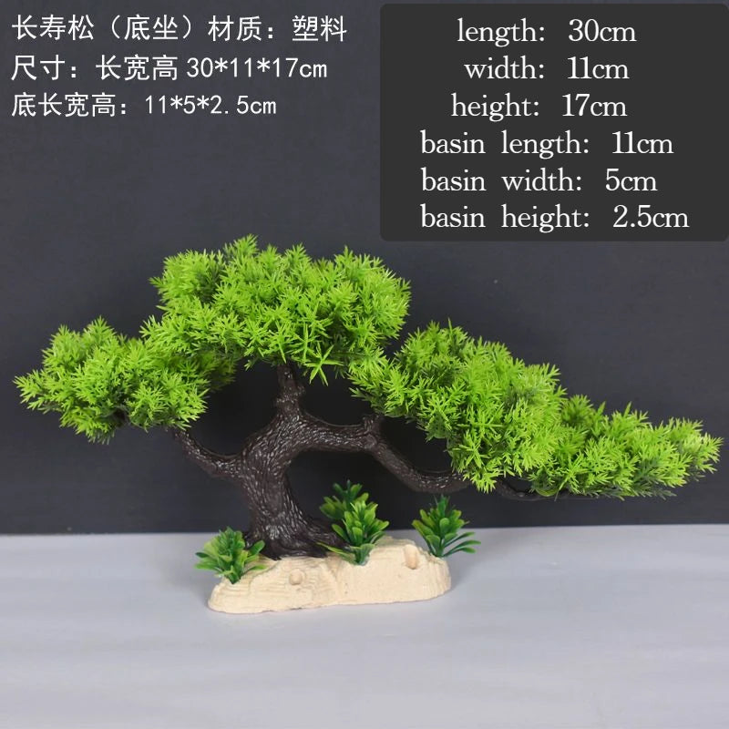 plante artificielle bonsaï en plastique pour décoration intérieure - vue 15 sur 41