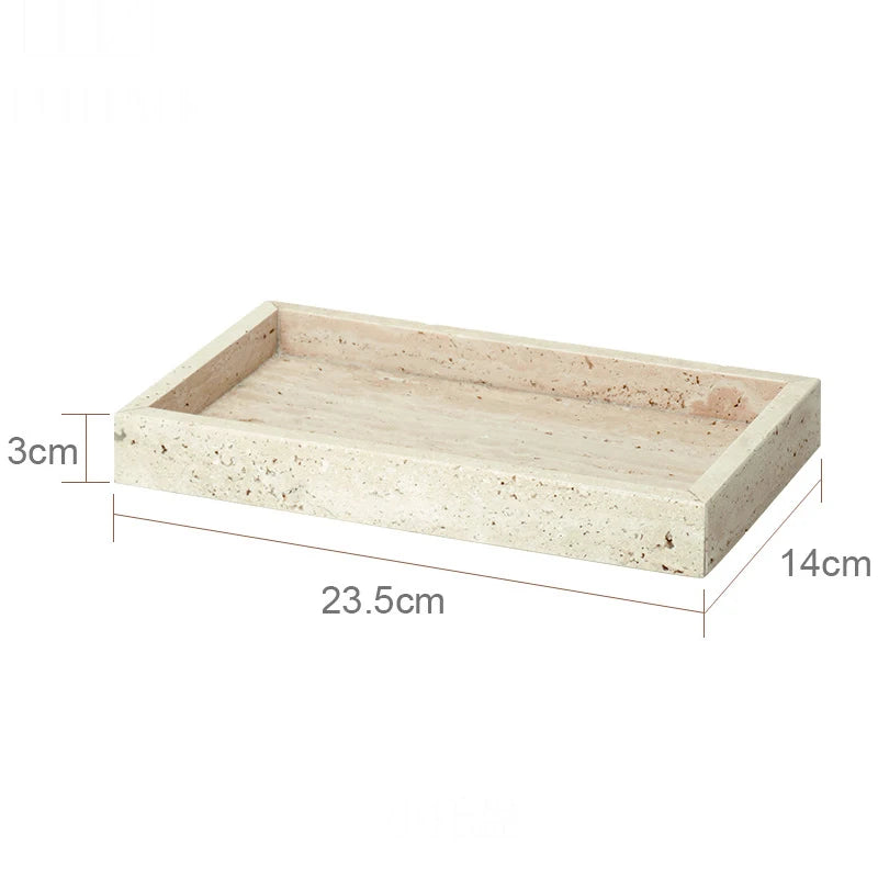 ensemble d'accessoires en marbre naturel pour salle de bain - vue 19 sur 30