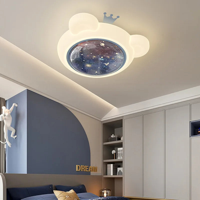 plafonnier led ciel étoilé style créatif pour enfant - vue 3 sur 6