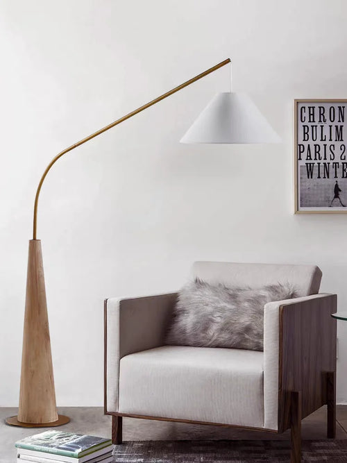 lampadaire nordique moderne créatif avec télécommande décoration intérieure - vue 2 sur 8