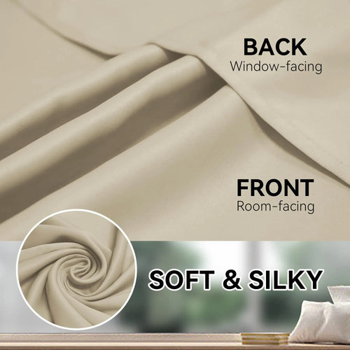 Rideau occultant extra long sur mesure style moderne