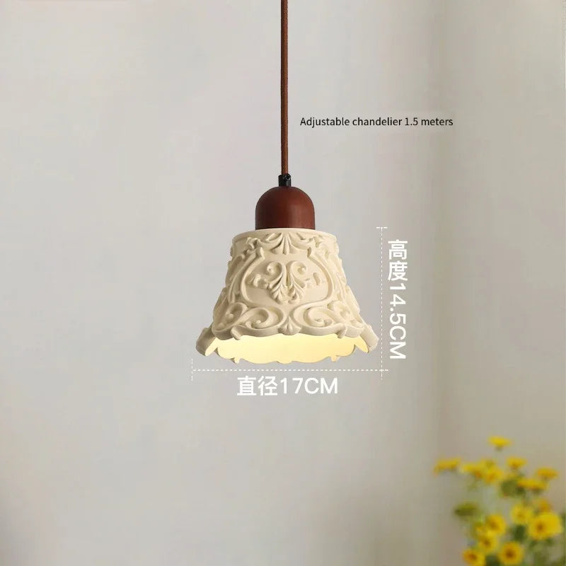 lustre créatif antique en résine pour décoration rétro - vue 13 sur 14