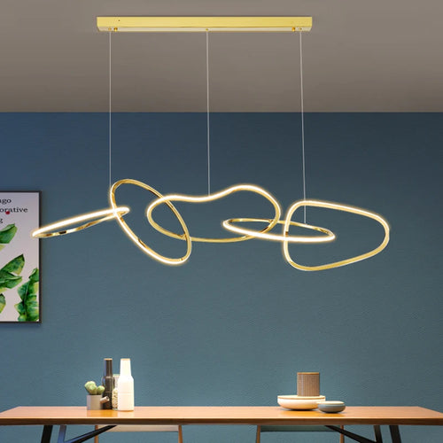 Chambre moderne salle à manger décorative led plafonniers lampes suspendues éclairage intérieur éclairage intérieur plafonnier lustre - vue 6 sur 7