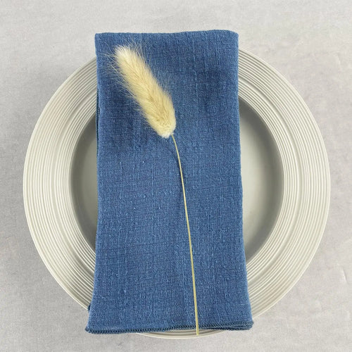 Serviette de table gaze coton style pastoral lot