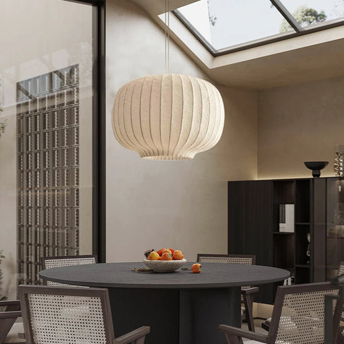 suspension en tissu de soie nordique pour décoration intérieure - vue 5 sur 9