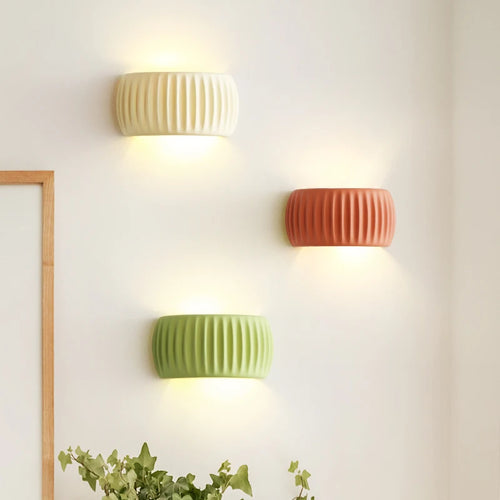 applique murale led décorative en résine pour éclairage intérieur - vue 2 sur 13