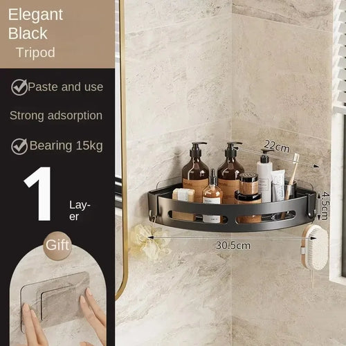 supports de rangement pour shampoing sans perforation pour douche - vue 7 sur 9