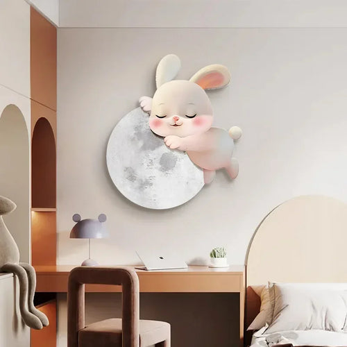 Applique murale led lapin dessin animé décoration moderne - vue 10 sur 9