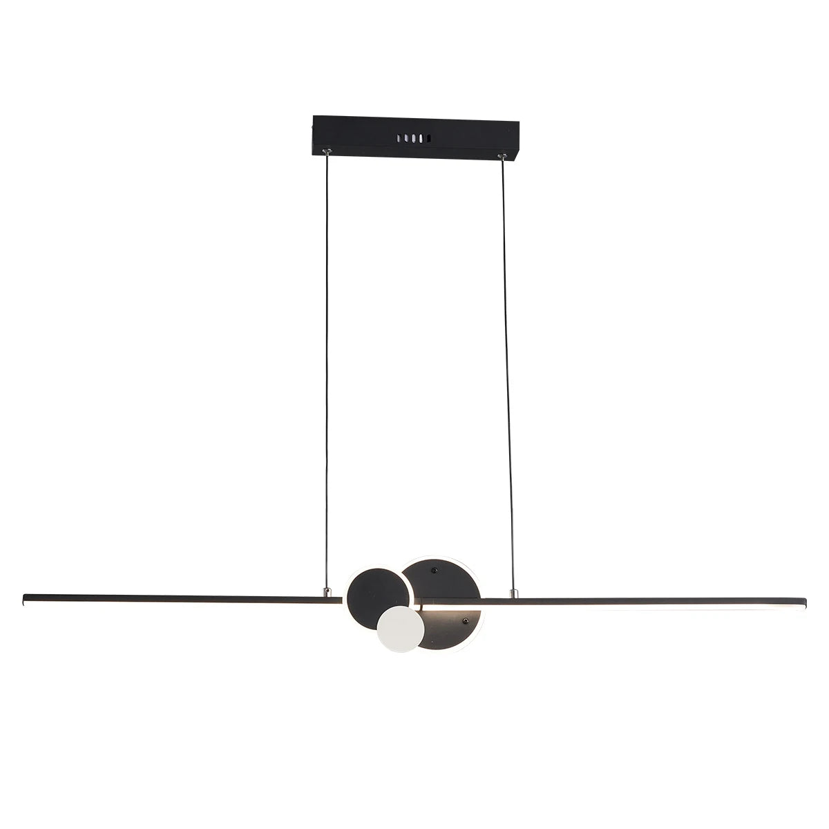 Modern Hanging LED Chandelier Tables, Restaurants, Kitchens, Minimum Ceiling Chandeliers, Home Decorative Lights, Linear - vue 6 sur 6