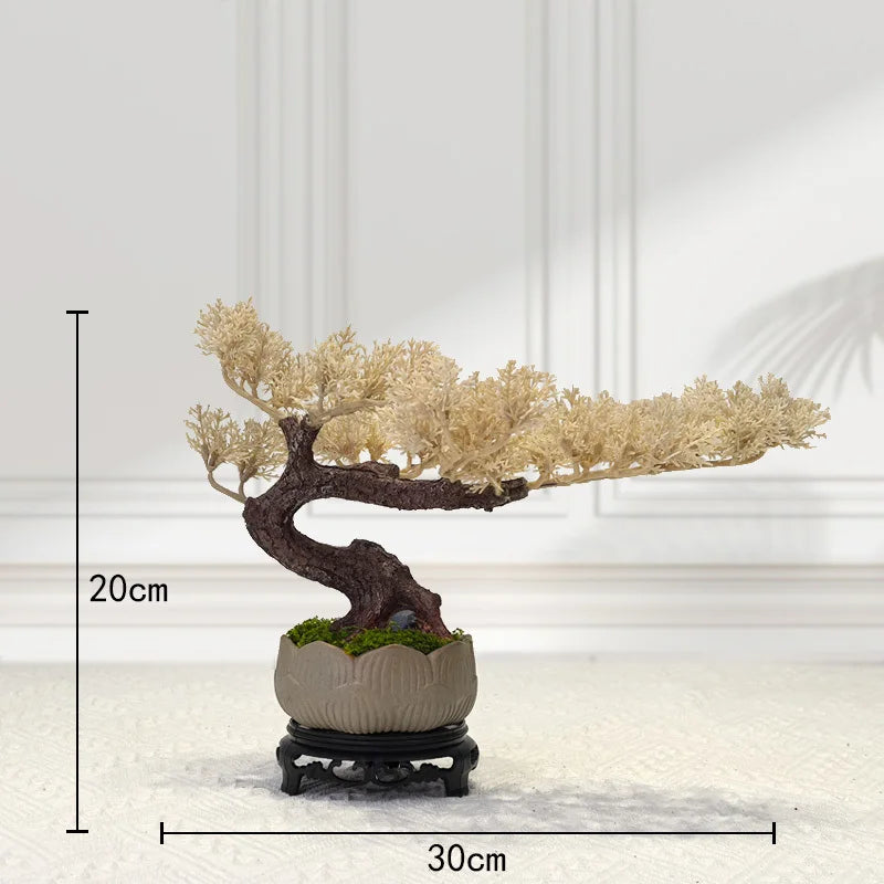 décoration intérieure faux arbre bonsaï style chinois pour un paysage apaisant - vue 19 sur 33