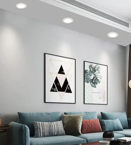 spot led downlight en aluminium épais intégré - vue 2 sur 6
