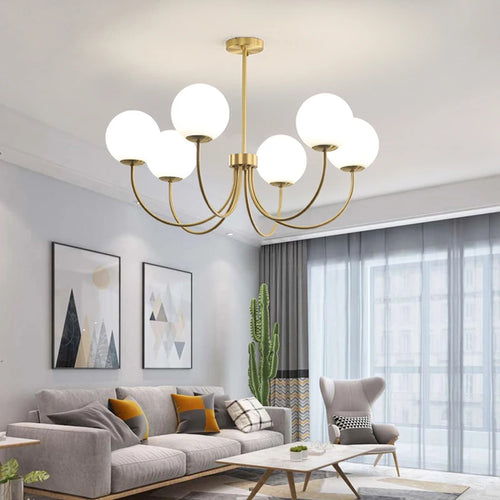 lustres modernes en verre luminaires suspendus - vue 4 sur 11