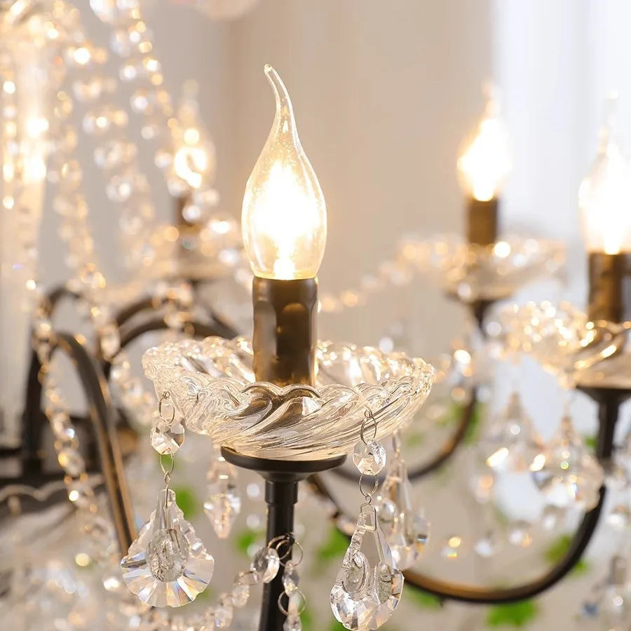 lustre moderne en cristal pour décoration intérieure élégante - vue 5 sur 11