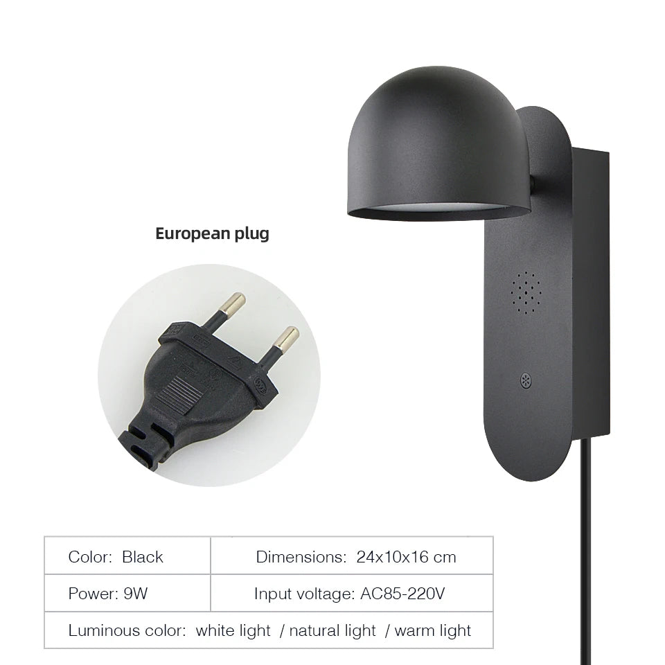 applique murale led intelligente rotative et réglable pour décoration intérieure - vue 13 sur 15