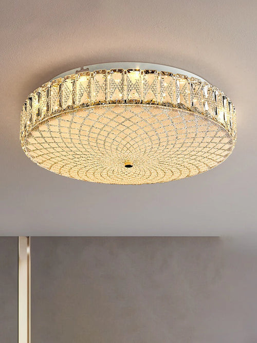 plafonnier led de luxe en cristal design moderne haute qualité 	 lampara - vue 3 sur 9